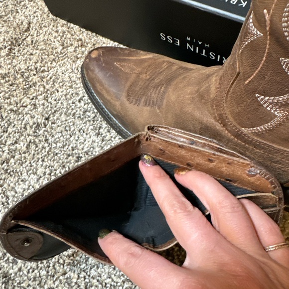 Vintage ostrich wallet - Picture 3 of 5